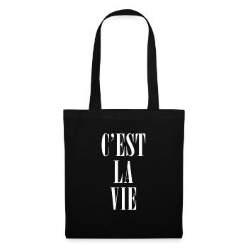 C'est la Vie - That's life - Tote Bag - black - Front