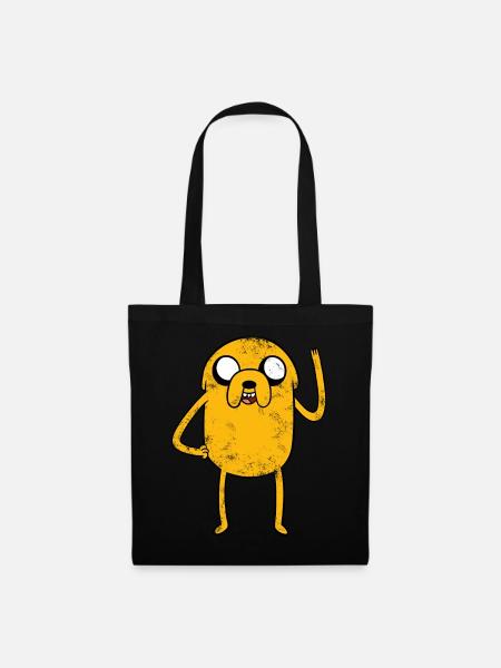 Adventure Time Vintage Jake - Tote Bag - black