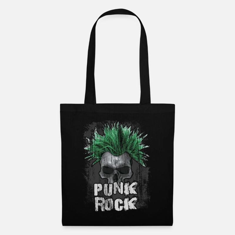 Punk Rock - Stoffbeutel - Schwarz