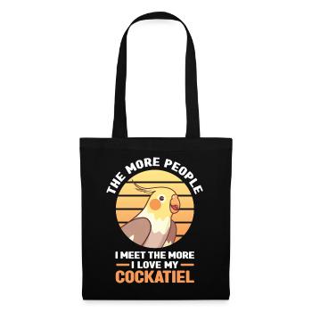 Cockatiel Gifts | Pets Birds Animals - Tote Bag - black - Front
