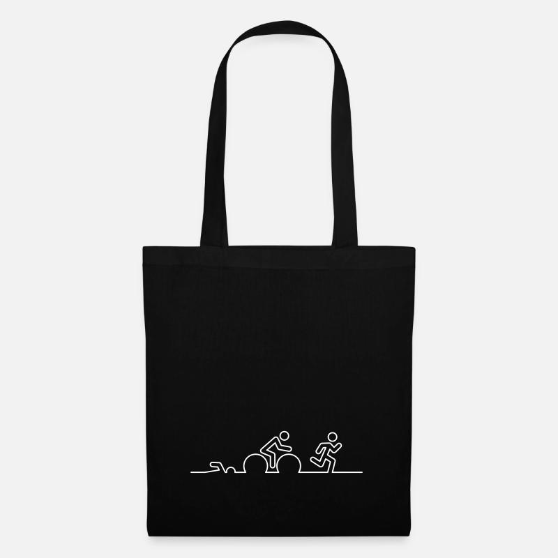Triatlon, svømning, cykling og løb. - Mulepose - sort