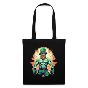 St. Patrick’s Day Trèfle Bodybuilding - Sac en tissu - noir - Devant
