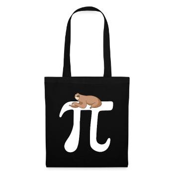 Math Sloth Pi - Tote Bag - black - Front