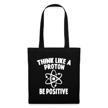Think Like A Proton Pensez Comme Un Proton - Sac en tissu - noir - Devant