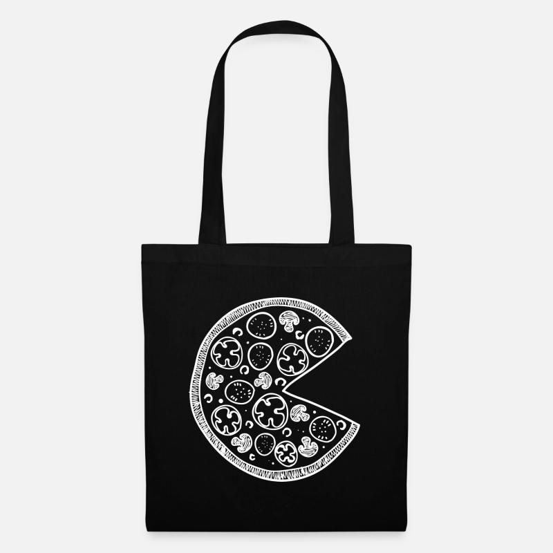 Pärchen Shirt Pizza Teil 1 Valentinstag Paar Mann - Stoffbeutel - Schwarz
