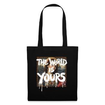 THE WORLD IS YOURS x ANTIKES GEMÄLDE - Stoffbeutel - Schwarz - Vorne