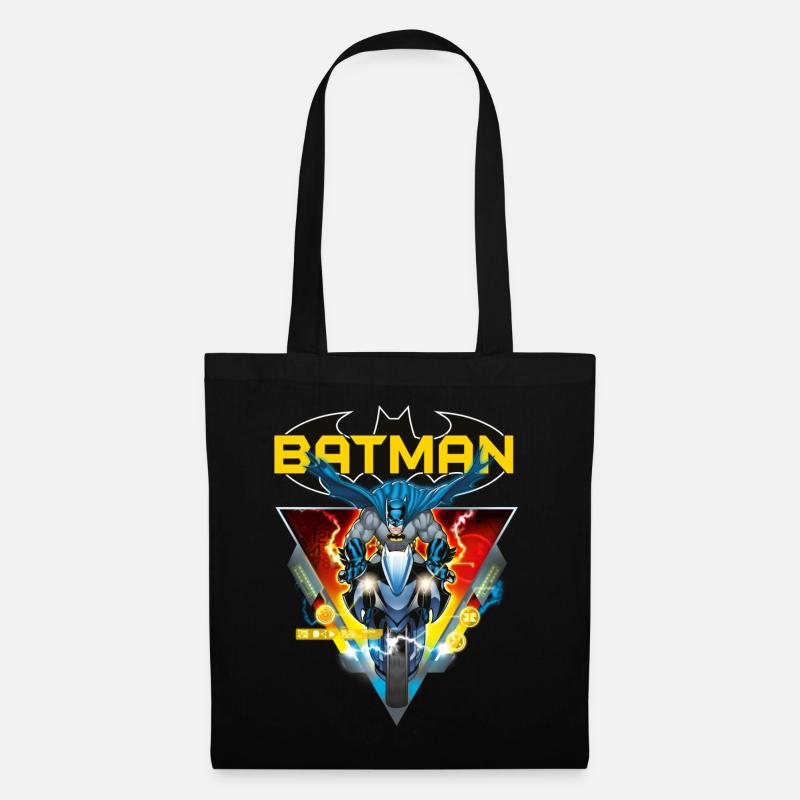 Batman and Batcycle - Tote Bag - black