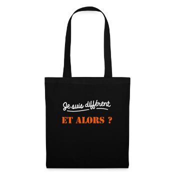 handicapé handicap - Sac en tissu - noir - Devant