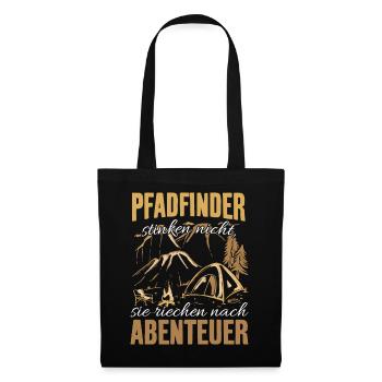 Lustige Pfadfinder Geschenkidee Pfadfinder T-Shirt - Stoffbeutel - Schwarz - Vorne
