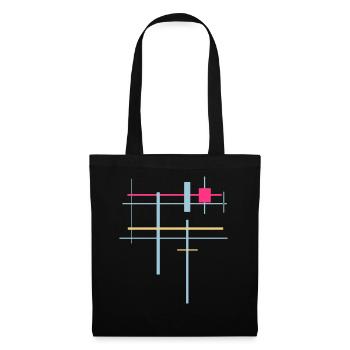 Background Minimal Vector Abstract - Tote Bag - black - Front