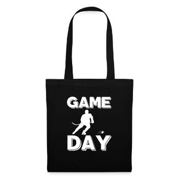Game Day Eishockey - Stoffbeutel - Schwarz - Vorne