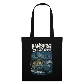 Hambourg Zander City ! Pêche à Hambourg - Sac en tissu - noir - Devant