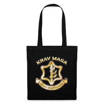 Krav Maga Isreal Defense Elite Symbol Logo Emblème - Sac en tissu - noir - Devant