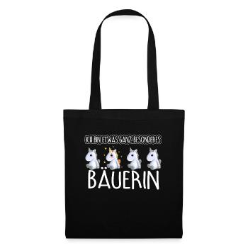 BÄUERIN - Toll - Stoffbeutel - Schwarz - Vorne