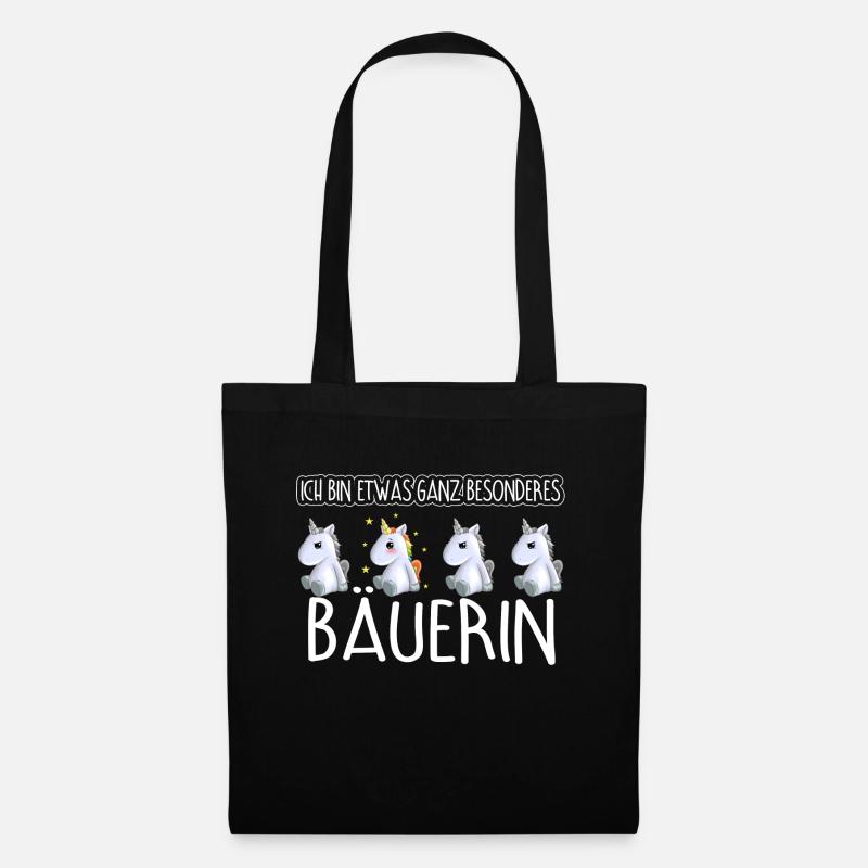 BÄUERIN - Toll - Stoffbeutel - Schwarz