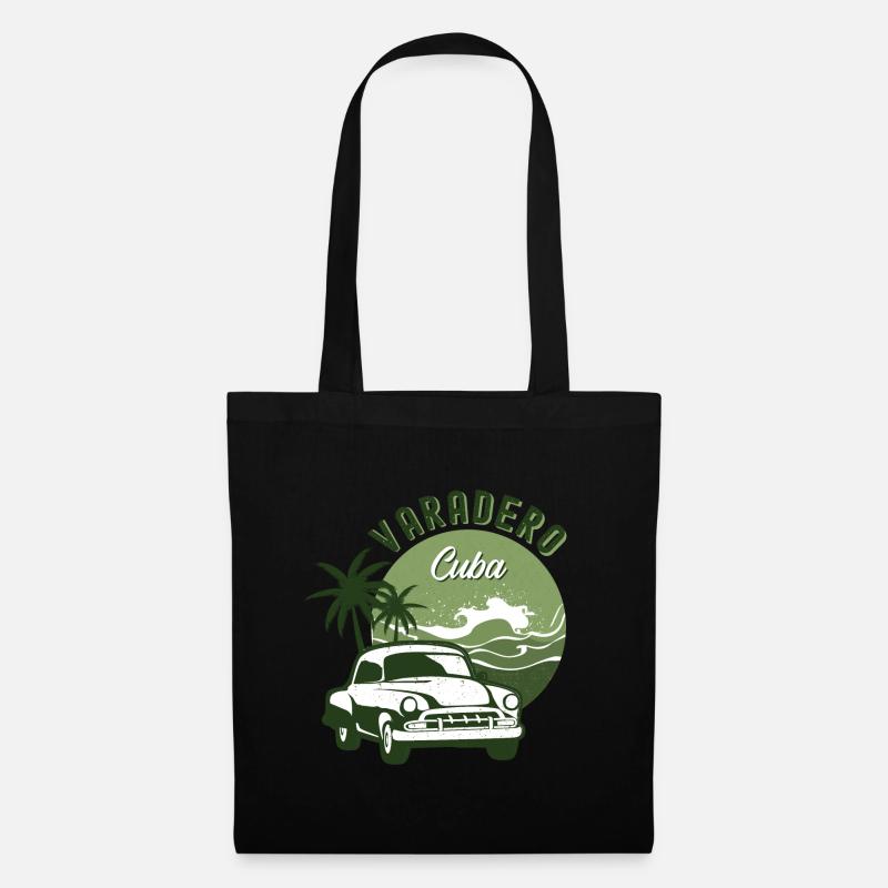 Plage de Varadero - Sac en tissu - noir