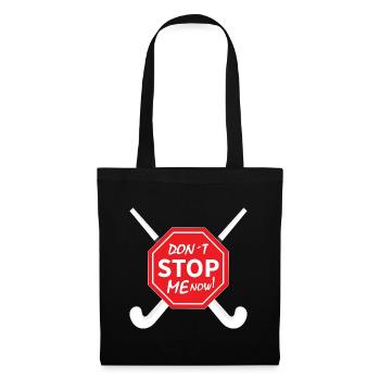joueur de hockey sur gazon de hockey sur gazon de hockey à la tire - Sac en tissu - noir - Devant