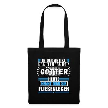 Les dieux dans l’Antiquité. Aujourd’hui carreleur - Sac en tissu - noir - Devant