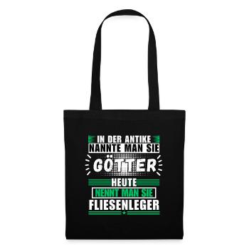 Les dieux dans l’Antiquité. Aujourd’hui carreleur - Sac en tissu - noir - Devant