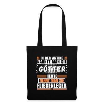 Les dieux dans l’Antiquité. Aujourd’hui carreleur - Sac en tissu - noir - Devant