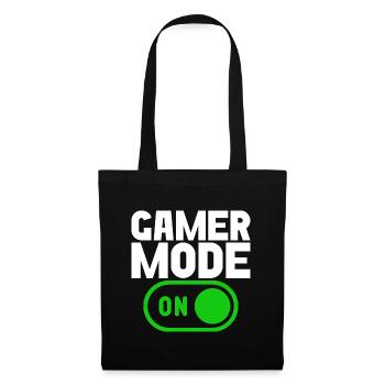 Gamer Mode On - Tote Bag - black - Front