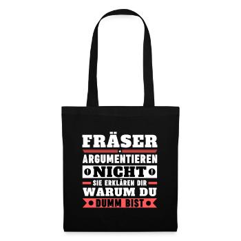 Milling cutters don't argue - Tote Bag - black - Front