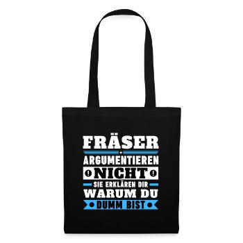 Milling cutters don't argue - Tote Bag - black - Front
