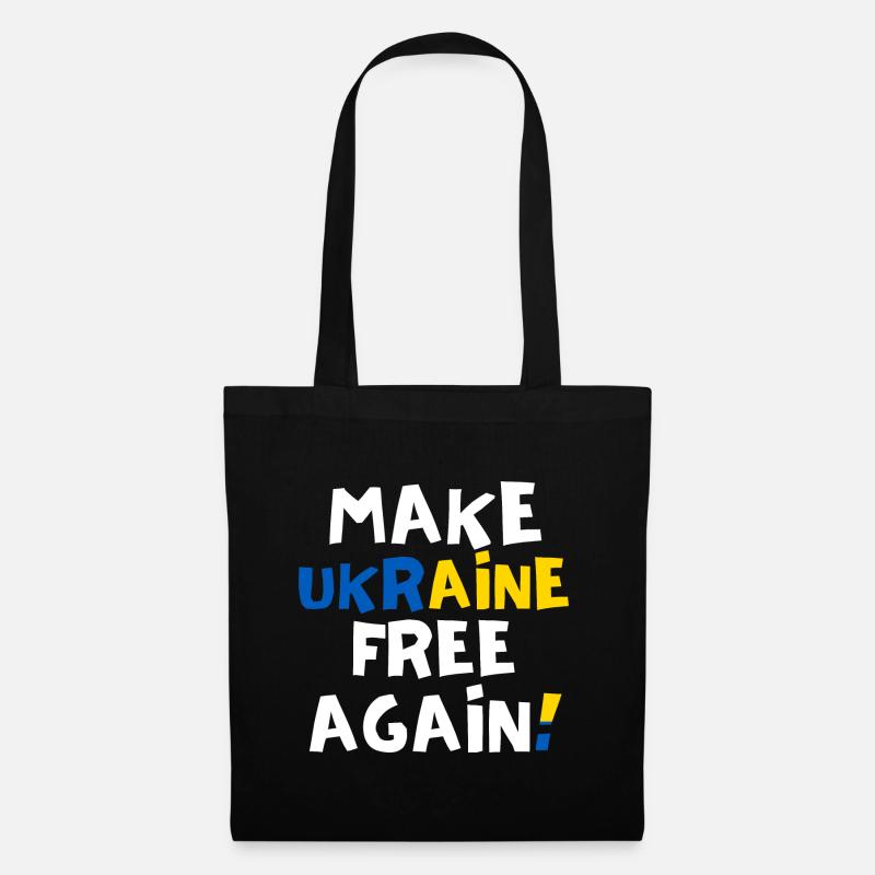 Ukraine libre - Sac en tissu - noir