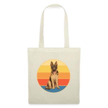 German Shepherd Dog Breed Vintage Retro Sunset - Tote Bag - nature - Front