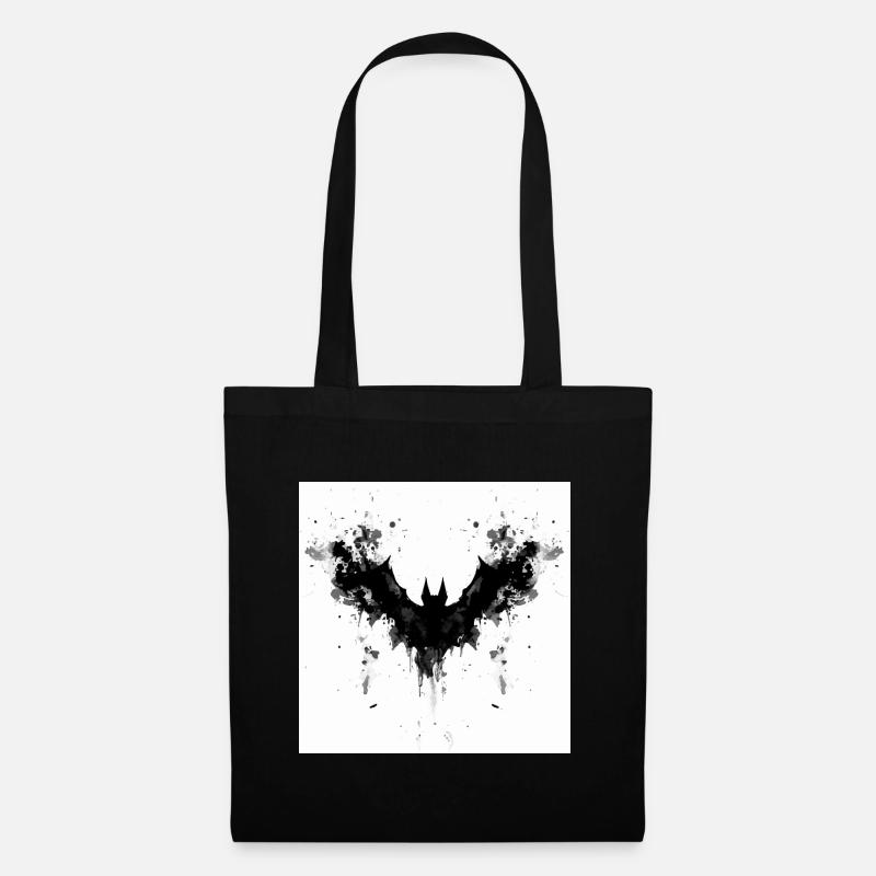 Rorschach-Fledermaus - Stoffbeutel - Schwarz