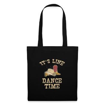 Linedance Country Saying Linedance Dance Gift - Tote Bag - black - Front