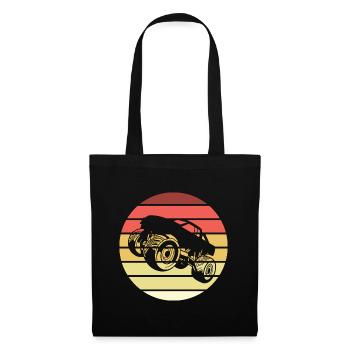 Monster Truck Retro Style Vintage - Tote Bag - black - Front