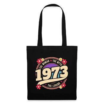 Femme 1973 La Légende 50 Ans Anniversaire - Sac en tissu - noir - Devant
