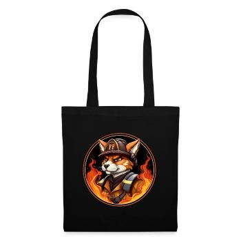 Pompiers de Fuchs - Sac en tissu - noir - Devant