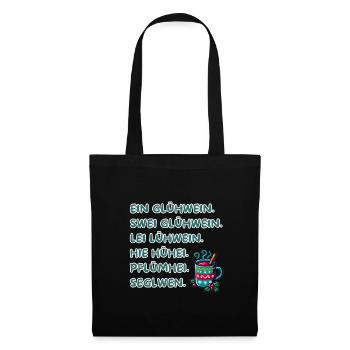 Funny mulled wine gift for Christmas markets - Tote Bag - black - Front