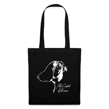 FLAT COATED RETRIEVER Profil Chiens Wilsigns - Sac en tissu - noir - Devant