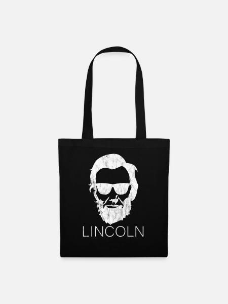 Lincoln - Stoffbeutel - Schwarz