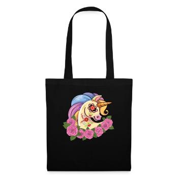 Dia De Los Muertos Inspiriertes Design für den Tag der - Stoffbeutel - Schwarz - Vorne