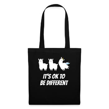 Autism Llama Autism Gift - Tote Bag - black - Front