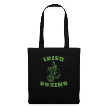 Boxe irlandaise Boxer irlandais - Sac en tissu - noir - Devant