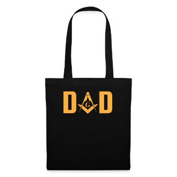 Masonic Dad Mason Symbol - Tote Bag - black - Front