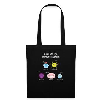 Science Cell Immune System Macrophage Dendritic - Tote Bag - black - Front