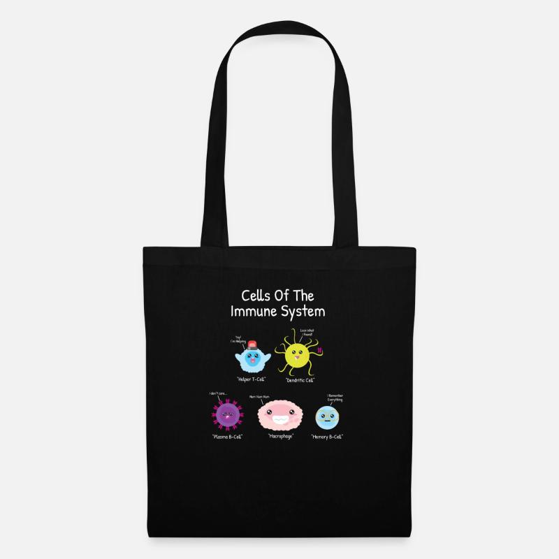 Science Cell Immune System Macrophage Dendritic - Tote Bag - black