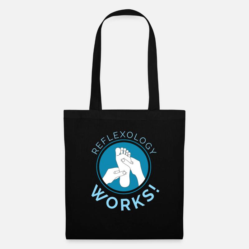 Reflexology Works! - Tote Bag - black