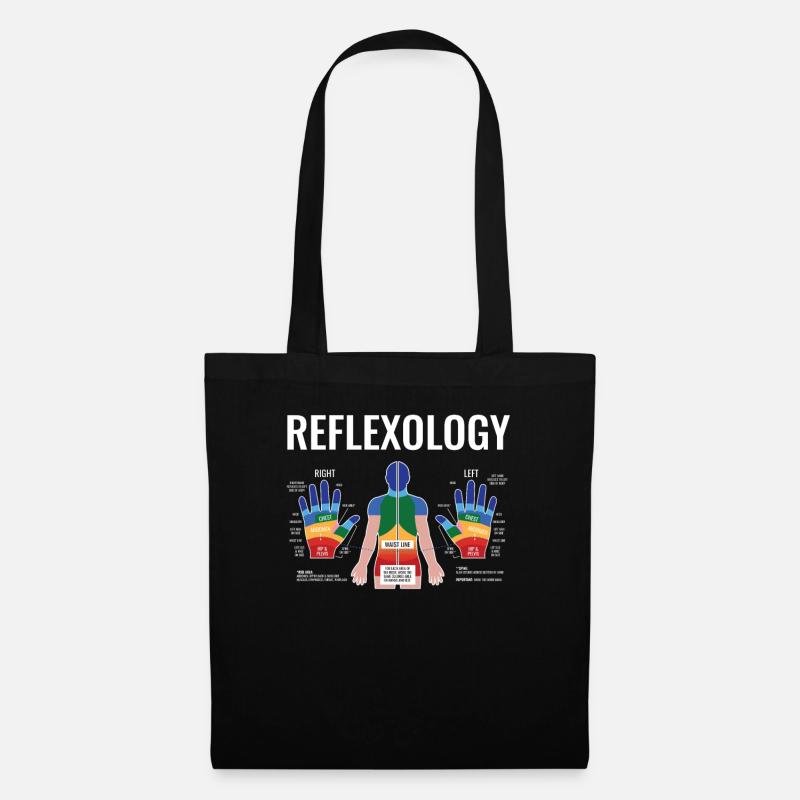 Reflexology - Tote Bag - black