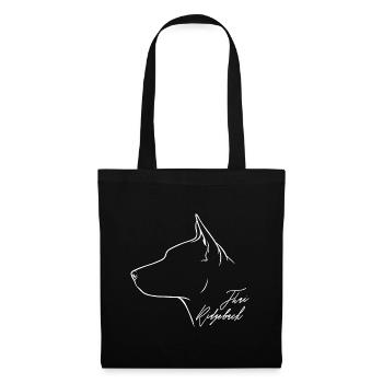 Thai Ridgeback Profil Hunde Hund Wilsigns - Stoffbeutel - Schwarz - Vorne