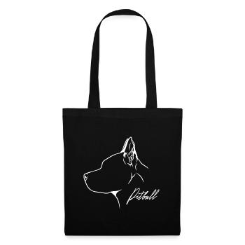 American Pitbull Profile Dogs Dog Wilsigns - Tote Bag - black - Front