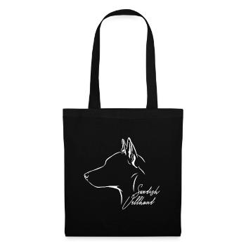 SUÉDOIS VALLHUND Profil Chiens Wilsigns - Sac en tissu - noir - Devant