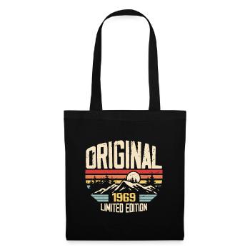 Nostalgisches 1969 Geburtstagsgeschenk 1969 - Stoffbeutel - Schwarz - Vorne