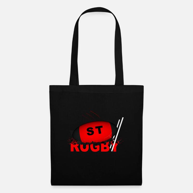 RUGBY ST - Stoffbeutel - Schwarz